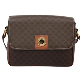 Céline Borsa a Spalla Celine Vintage Macadam in Tela e Pelle