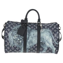 Louis Vuitton Keepall Bandouliere Limited Edition Chapman Savane Monogram Canvas 45