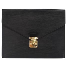 Louis Vuitton Porte-Documents Senateur Epi Leather