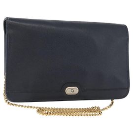 Christian Dior Vintage Chain Flap Leather