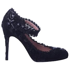 Décolleté Red Valentino in pelle nera