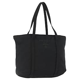 PRADA Tote Bag aus Nylon Schwarz Silber Auth bs32788 - Prada