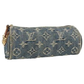 Bolso Accesorio Trousse Speedy PM en Denim LOUIS VUITTON M95082 Auth LNZ411A