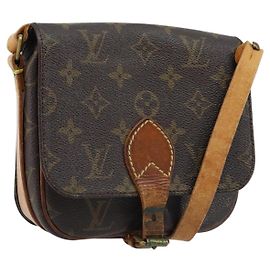 LOUIS VUITTON Borsa a Spalla Monogram Cartouchiere PM M51254 LV Auth 172864