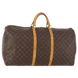 LOUIS VUITTON Borsa Boston Monogram Keepall 60 M41422 LV Auth BA10455
