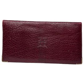 Vintage Givenchy Leather Card / ID Holder Purple
