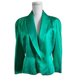 Blazer Yves Saint Laurent en acétate vert