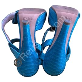 Chloé Sandalen blau Größe 40