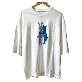 Autre Marque Mina Perhonen Calin Top a Maniche Corte in Cotone Sea Island