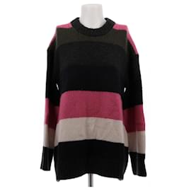Maglione Khaite in cashmere rosa a righe