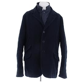 Giacca doppia blu navy Aspesi in poliestere XXL