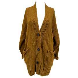 Isabel Marant Etoile Senfgelber Strickcardigan