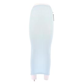 Falda tubo azul claro Alaïa