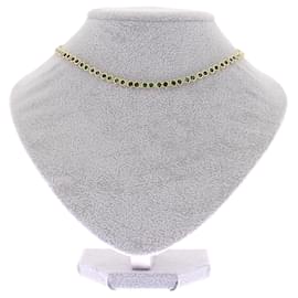 Collana Agatha Ruiz de la Prada in Oro con Pietre Verdi