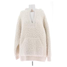 Hoodie aus weißer Alpakawolle - Céline