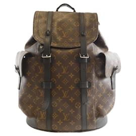 Zaino Christopher MM Monogram Macassar Louis Vuitton