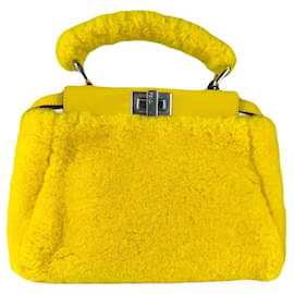 Fendi Peekaboo Mini Fur Handbag