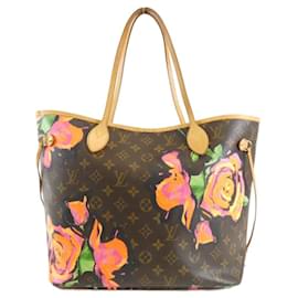 Bolsa Louis Vuitton Monogram Rose Neverfull MM