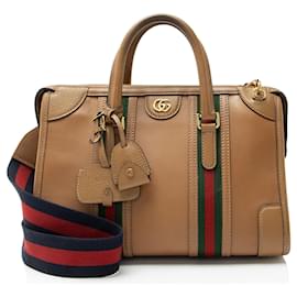 Bolsa média Ophidia Bauletto em couro Gucci