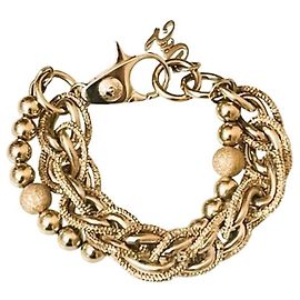 Magnifico bracciale DOLCE & GABBANA catena doppia dorato