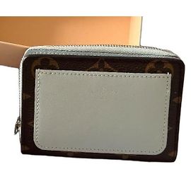 Louis Vuitton Lou Geldbörse Türkis Leder