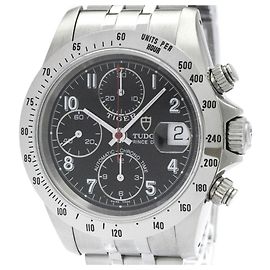 Autre Marque Orologio da Uomo TUDOR Chrono Time Prince Date Tiger Steel