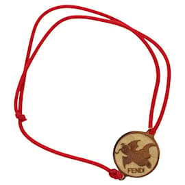 FENDI x FRGMT x POKMON Armband aus Metall in Goldton Auth 166945SM - Fendi