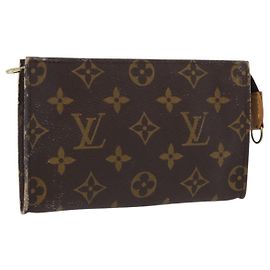 LOUIS VUITTON Monogramma Secchiello PM Pochette Accessorio LV Auth 172498