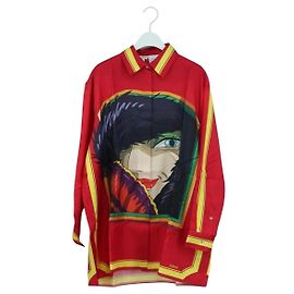 LOEWE - Polo Studio Ghibli Il Castello Errante Seta Rossa Auth 166935SM