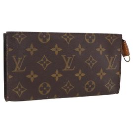 LOUIS VUITTON Monogram Bucket GM Accessory Pouch LV Auth LNZ313