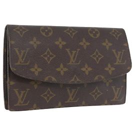 LOUIS VUITTON Pochette Rabat Monogram 20 Borsa Clutch M51935 LV Auth BA11156