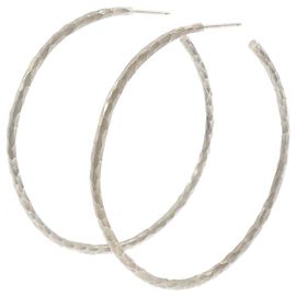 Tiffany & Co Pendientes grandes de aro martillado Tiffany