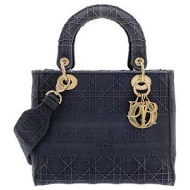 Borsa a mano Lady D-Light media Christian Dior