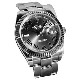 Rolex Datejust Wimbledon 2023 – quadrante in rodio con indici verdi – lunetta scanalata e corona in oro