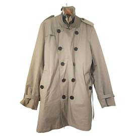 Impermeabile Burberry Brit beige in cotone
