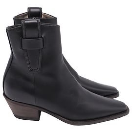 Stivaletti Western Monili Brunello Cucinelli in pelle nera
