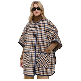 Weekend Max Mara Abrigo Poncho Reversible Lana