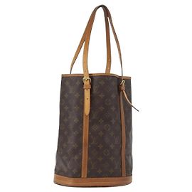 LOUIS VUITTON Monogram Bucket GM Shoulder Bag M42236 LV Auth 172758