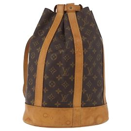 LOUIS VUITTON Monogram Randonnee PM Schultertasche M42243 LV Auth fm5097