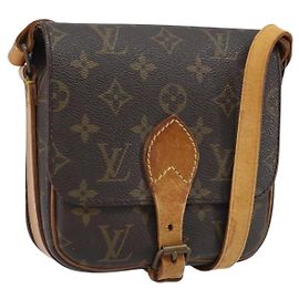 LOUIS VUITTON Borsa a Spalla Monogram Cartouchiere PM M51254 LV Auth LNZ012
