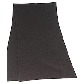 FENDI Zucca Scarf Wool Brown Auth am10811 - Fendi