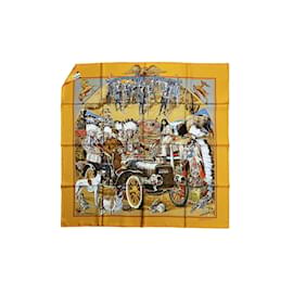 Pañuelo de seda Hermès "Concours d'Elegance"