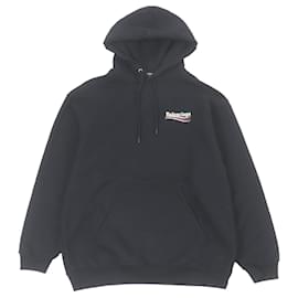 Baumwoll-Hoodie mit Kampagnenlogo-Druck von Balenciaga