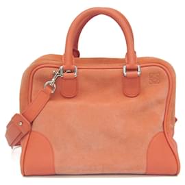 Borsa Loewe Amazona 28 in suede e pelle