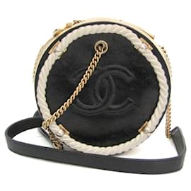 Runder Schultertasche mit Kette Coco Mark von Chanel