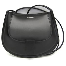 Borsa a spalla in pelle donna Jil Sander Crescent