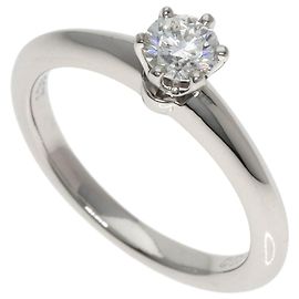 Anello solitario in diamante Tiffany & Co. in platino