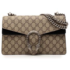 Borsa a Spalla Gucci Dionysus GG Supreme Media Beige