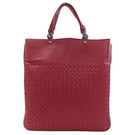 Borsa Tote Intrecciato Rossa Bottega Veneta