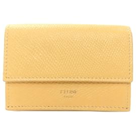 Celine Gelbe Bi-Fold Geldbörse - Céline